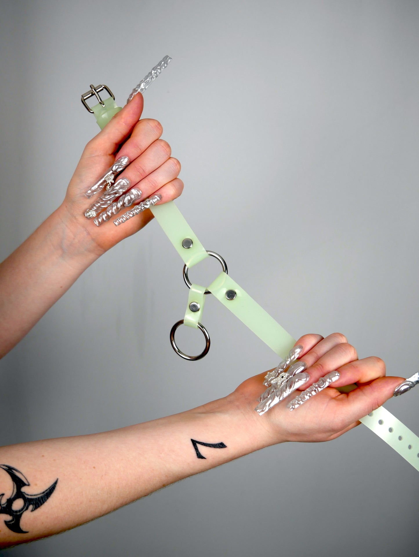 lichrgroene 2 ring choker