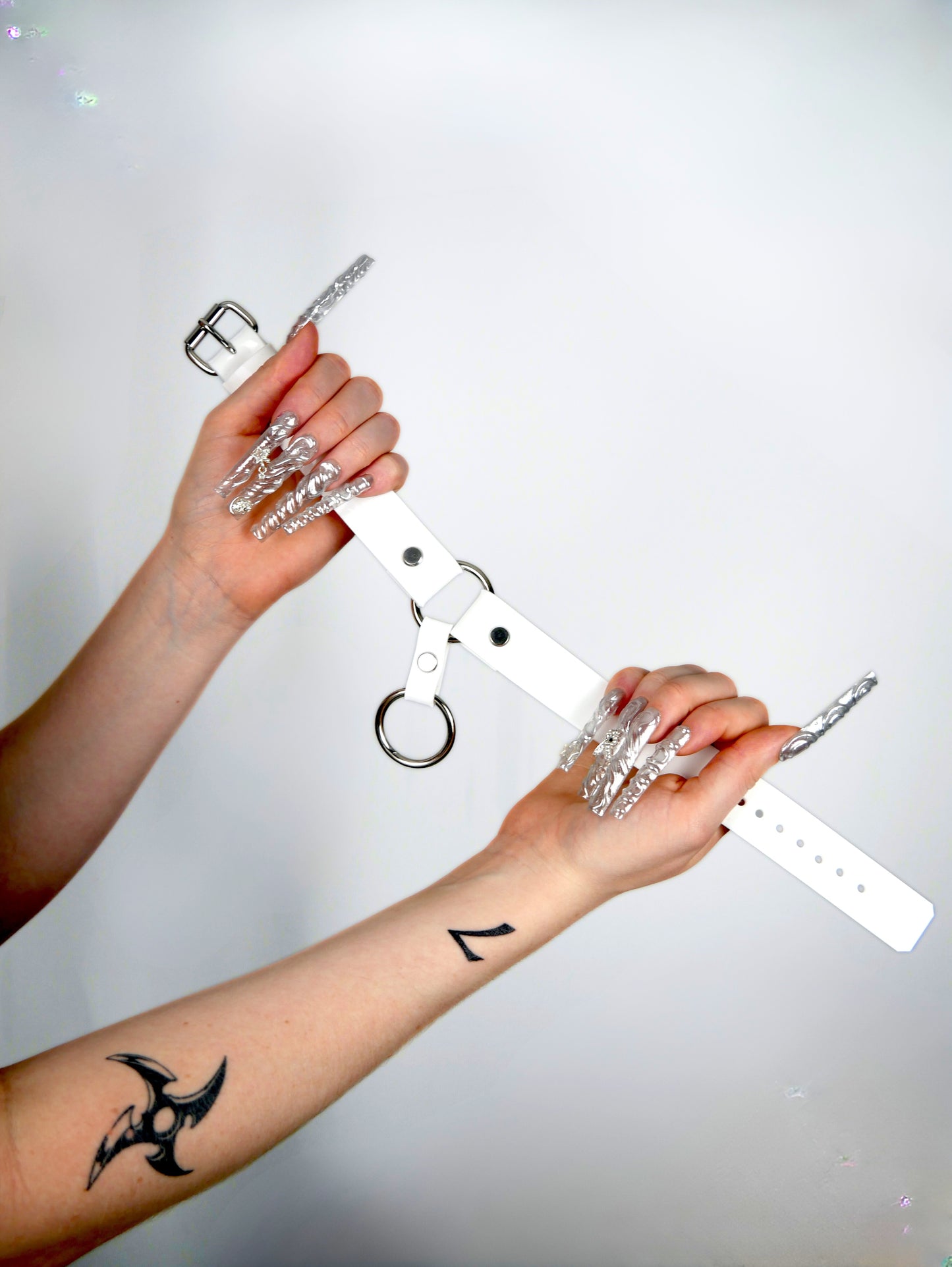 2 ring choker wit