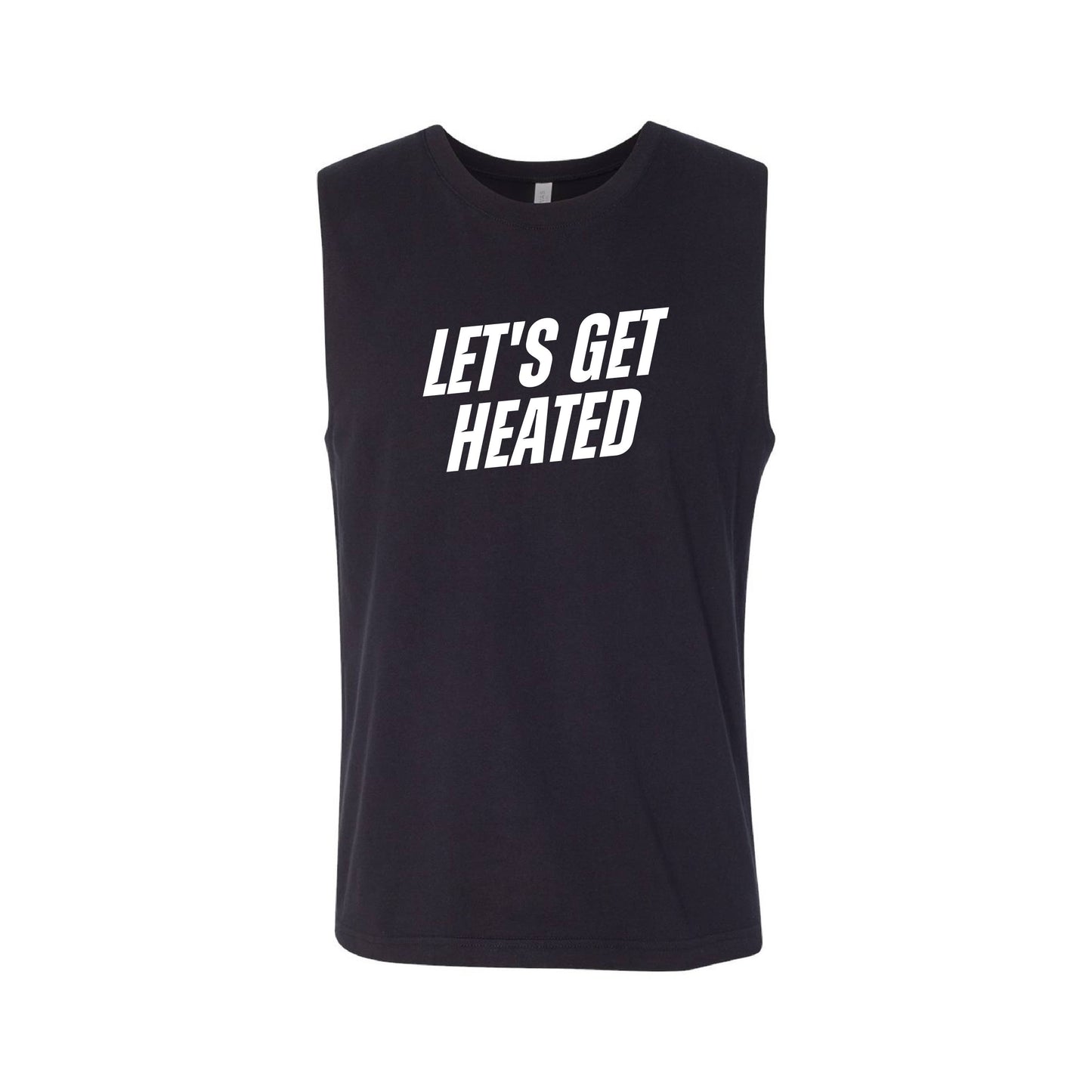 lets; get heated, heated rivalry muscle tank top