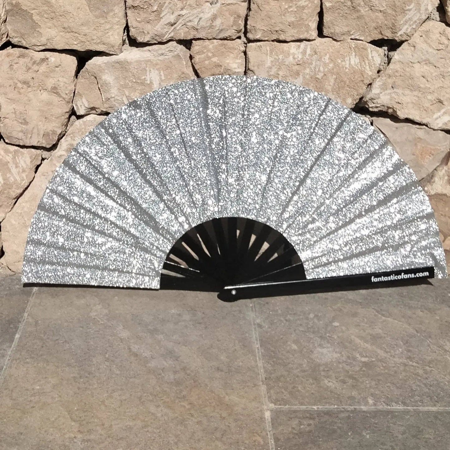 Fantastico Fan - XXL waiaer - Zilver glitter