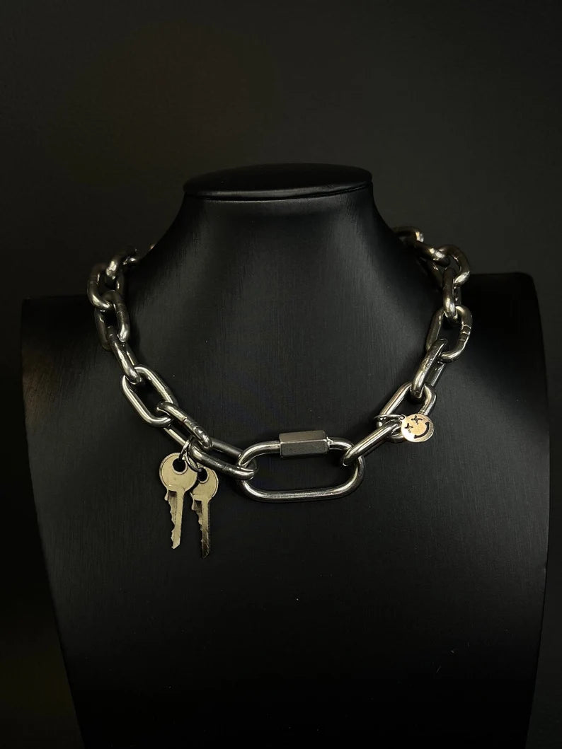 Substance Lab - Jealousy rave chain - Zilver