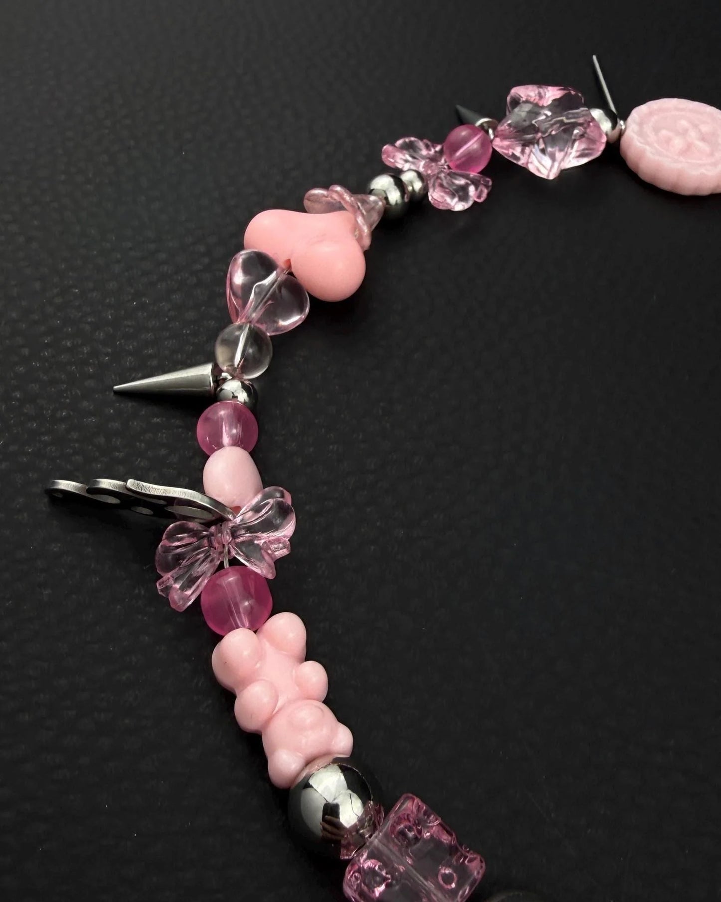 kawaii rave chain roze