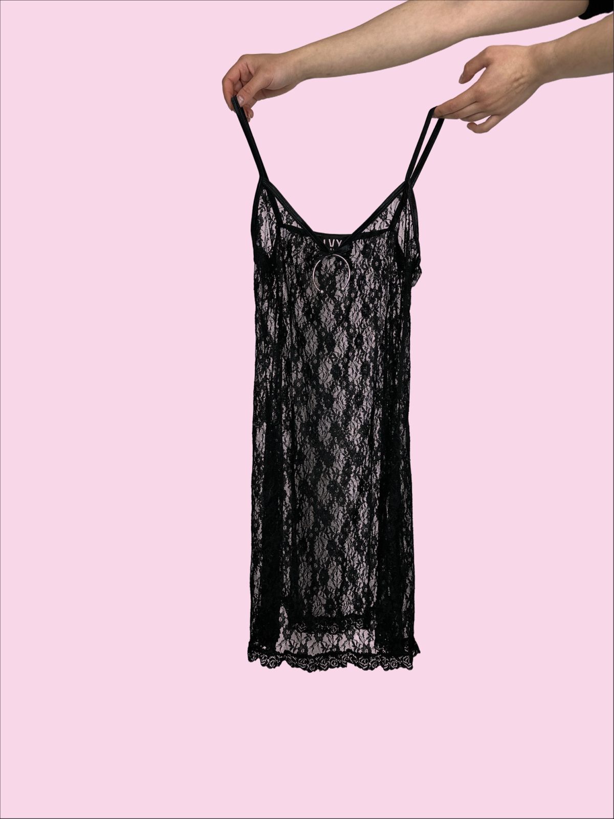 Ivy Berlin - Noir Spitzenkleid - Schwarz