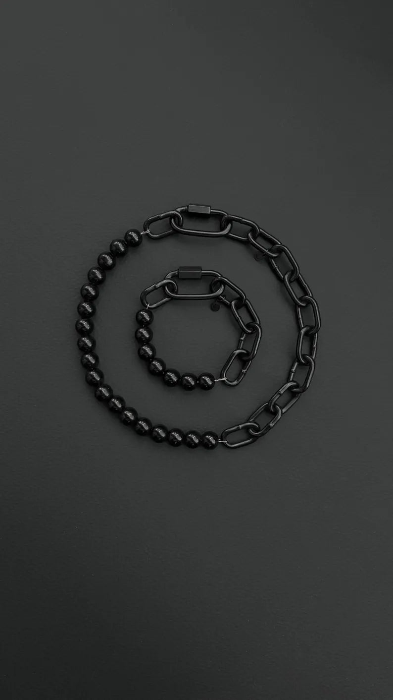 Substance Lab - Monochromatic rave chain - Black