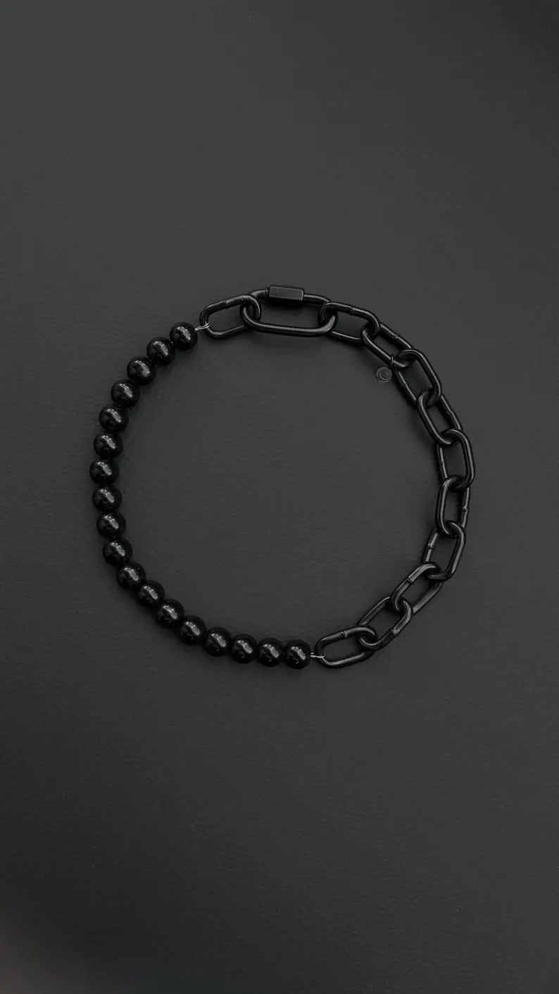 Substance Lab - Monochromatic rave chain - Black