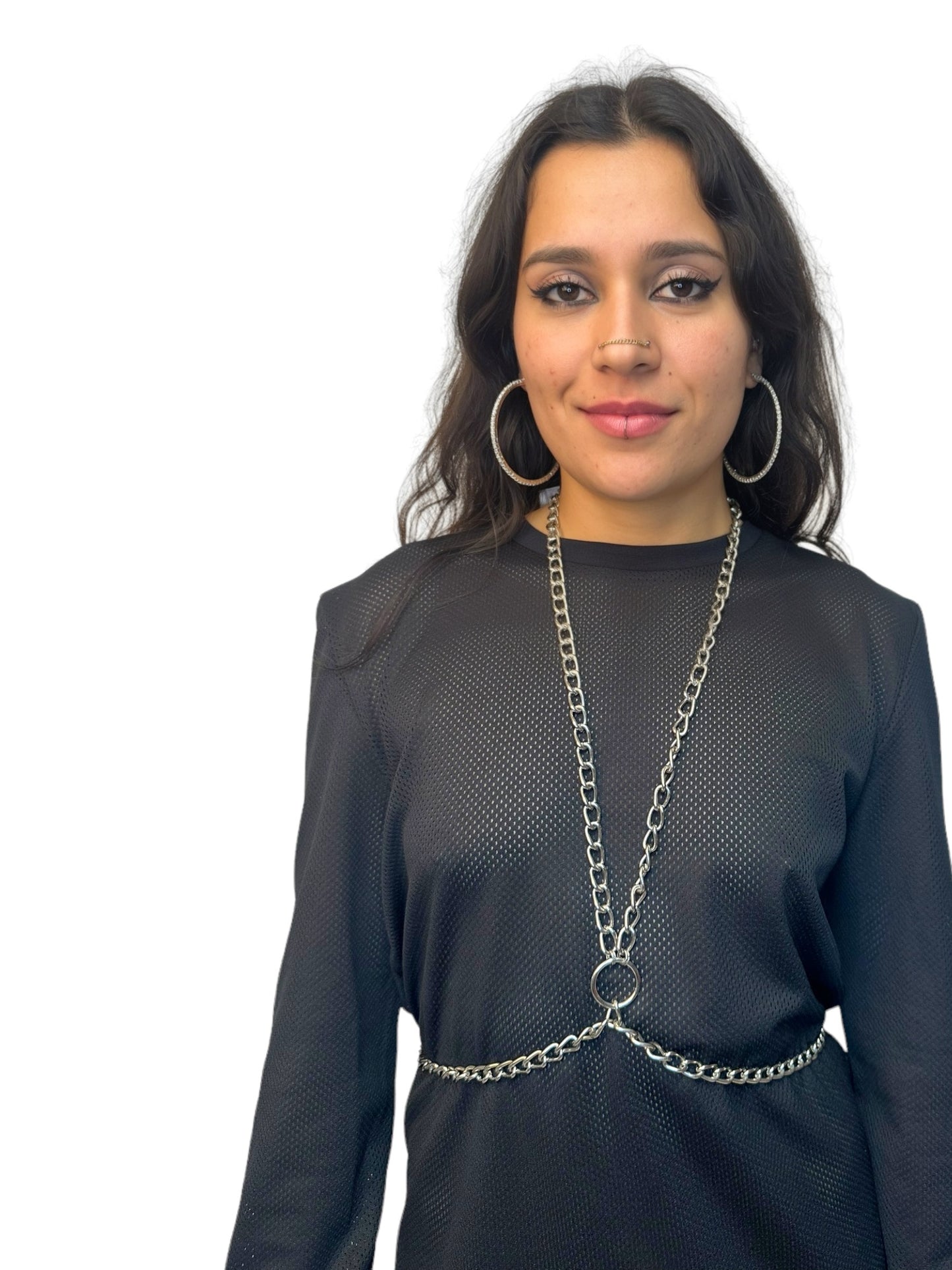 meisje met 0 ring ketting harnas