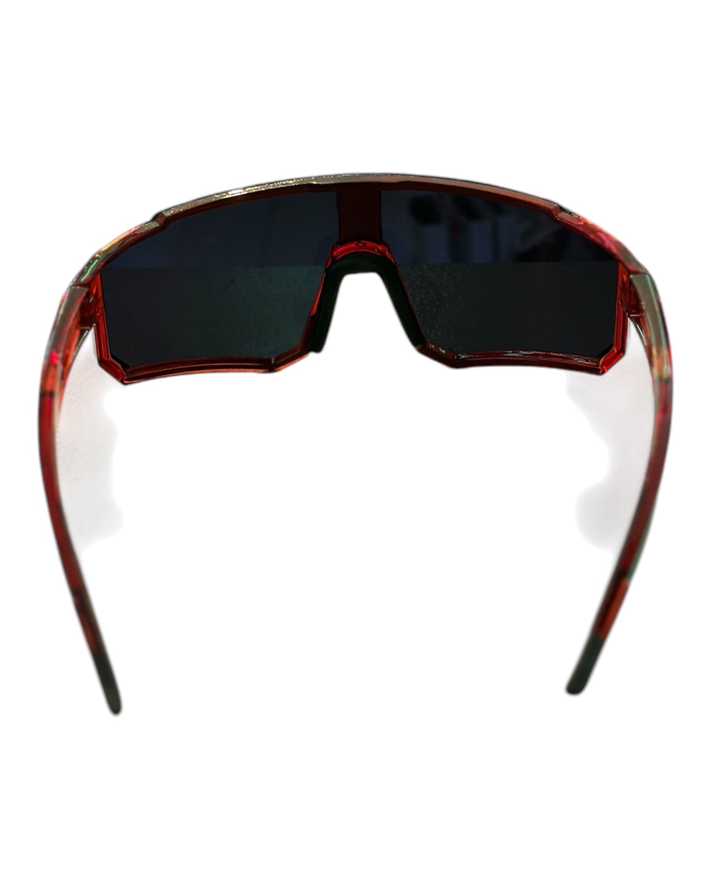rave ski glasses rood achterkant