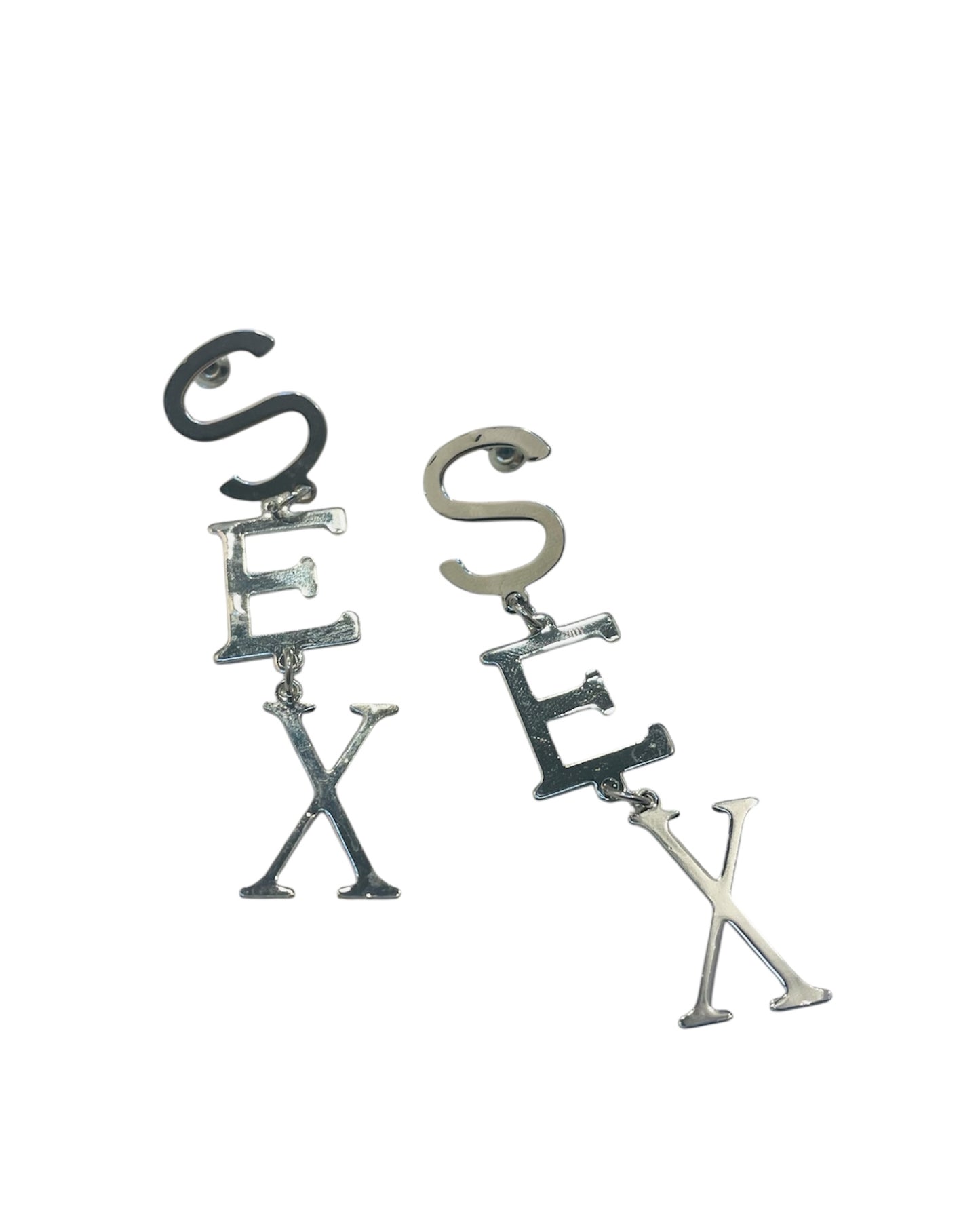 FAC SHOP - Sex Ohrringe - Silberfarbe