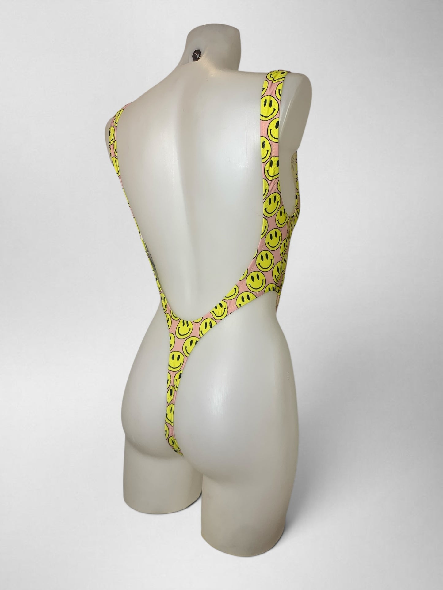 Kalu Ibiza - Acid Smiley trikini - Pink / yellow