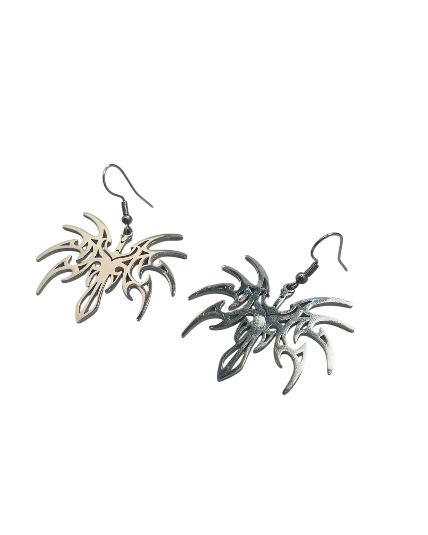 tribal spin oorbellen