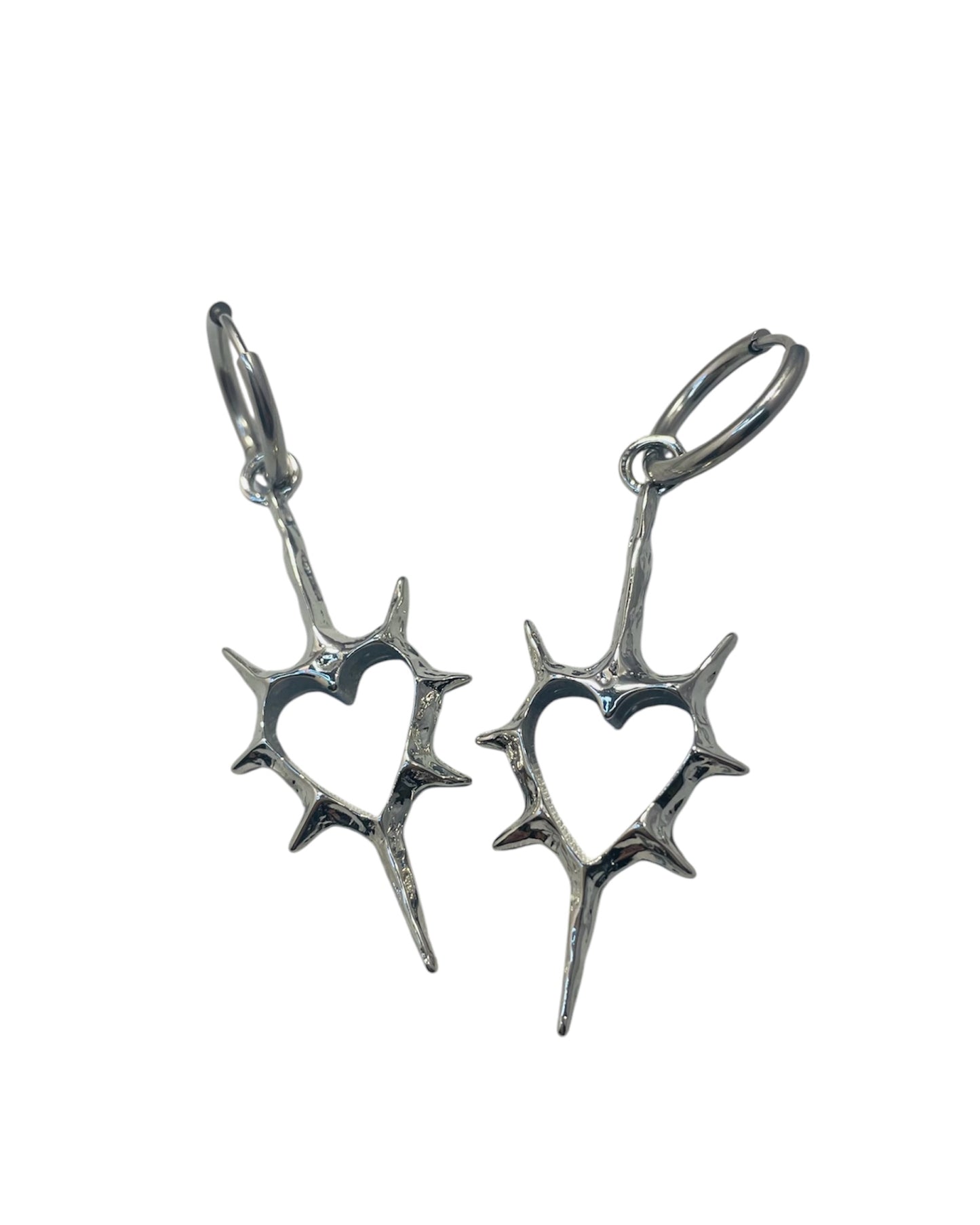 tribal hart oorbellen