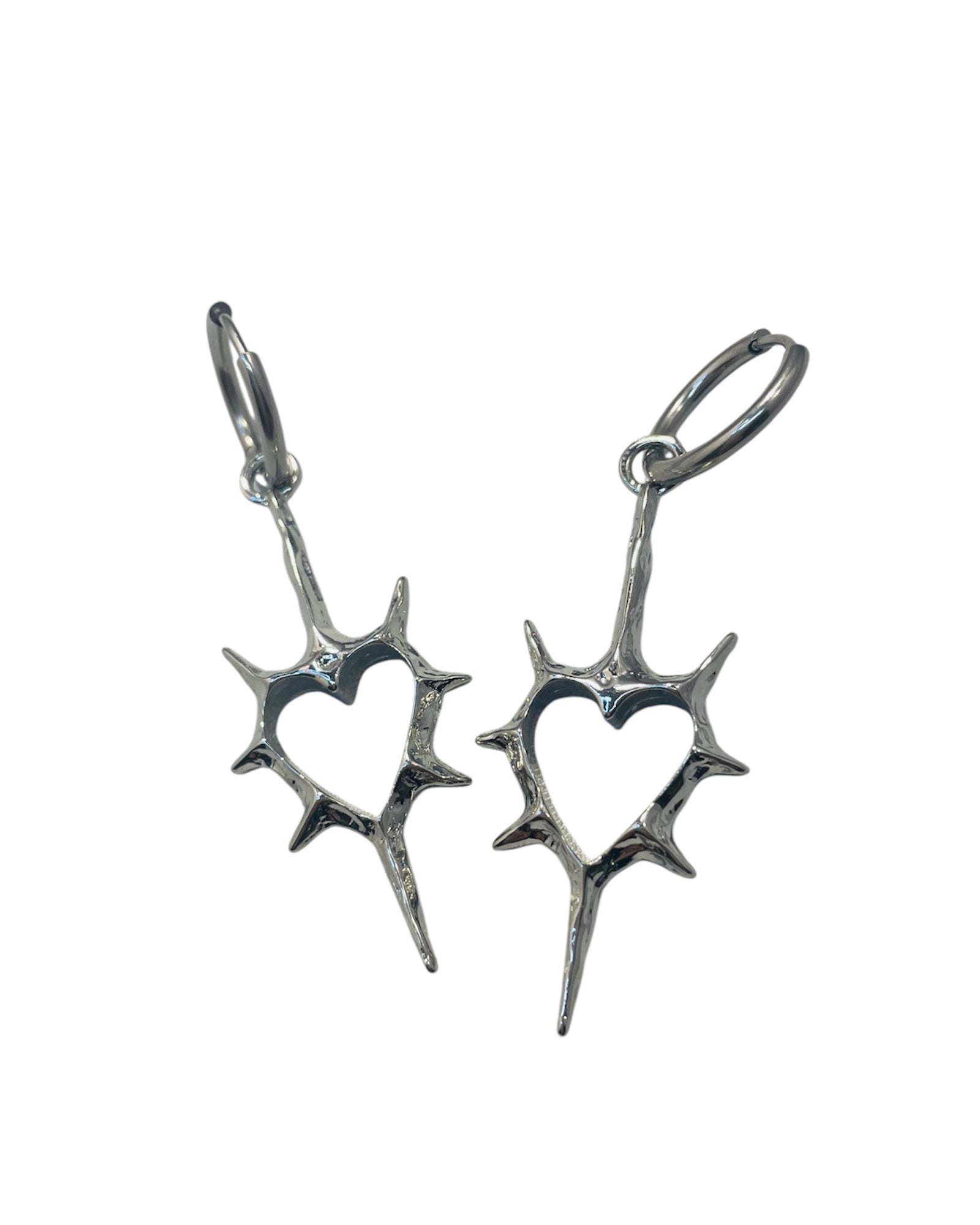 tribal hart oorbellen