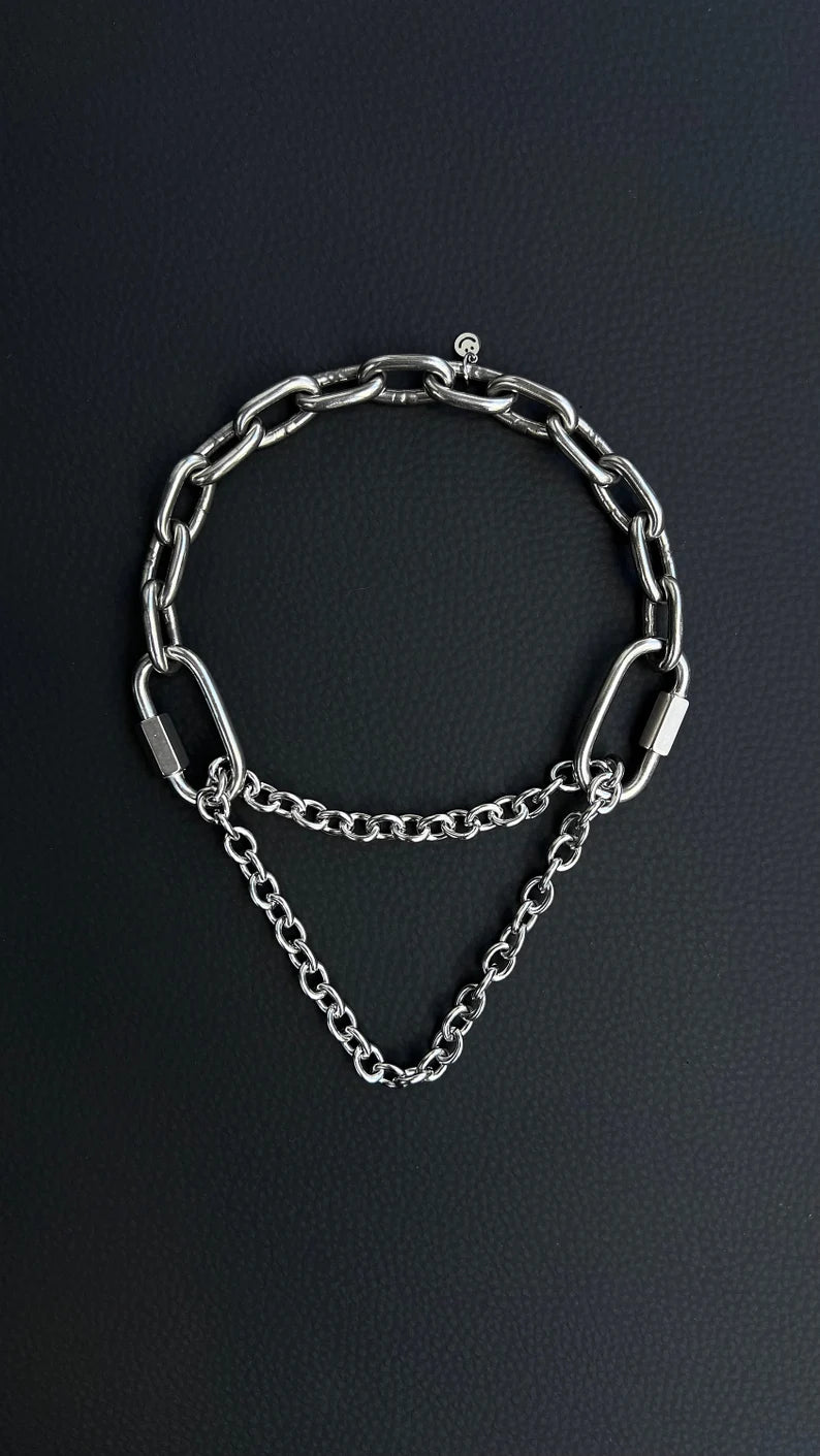 Substance Lab - Martingale rave chain - Silver