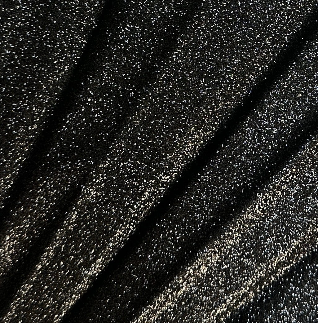 FAC SHOP - XXL WAAIER - 33 BIJ 68 CM - Zwarte glitter
