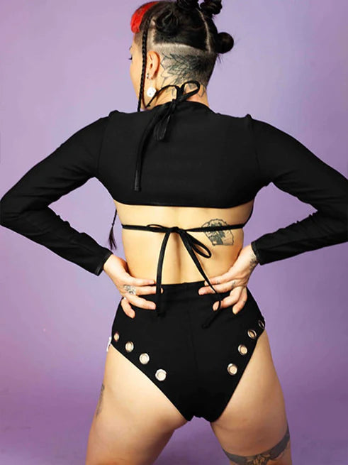 Indyanna Fashion – Achselzucken mit Schnalle – Schwarz