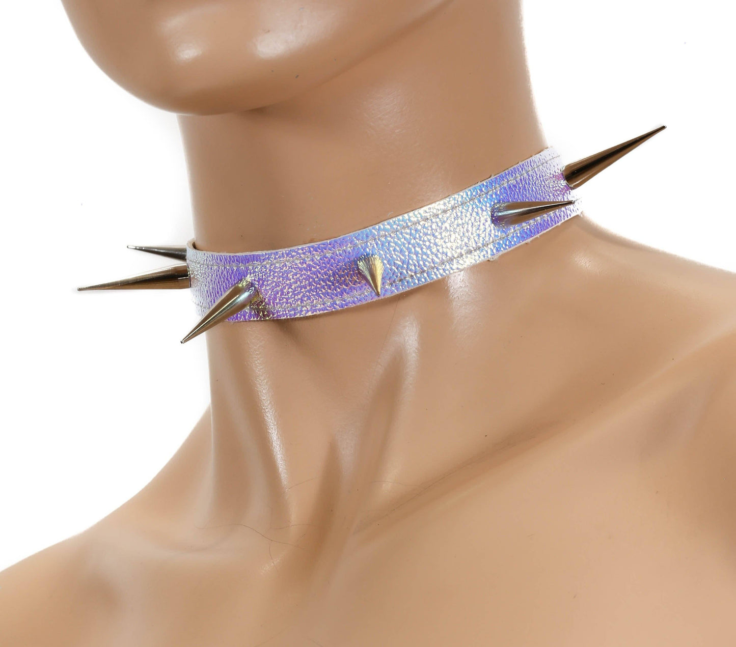 Funk Plus- Spike choker - Regenboog