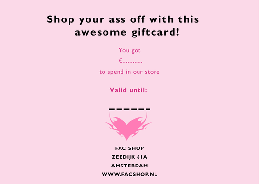 FAC SHOP GIFTCARD