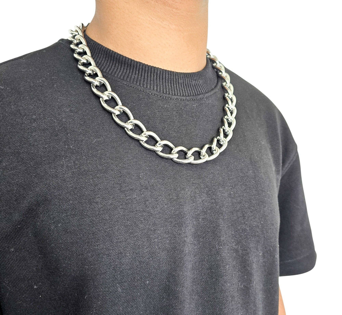 chrome rave chain ketting