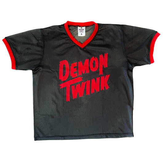 Peachy Kings - "DEMON TWINK" Mesh Football Jersey