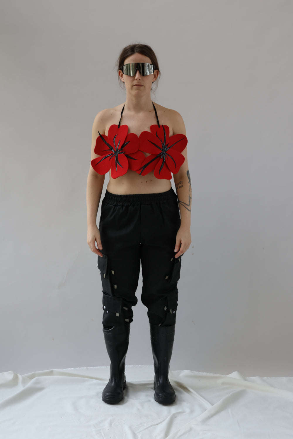 flowerkini in rppd en zwart