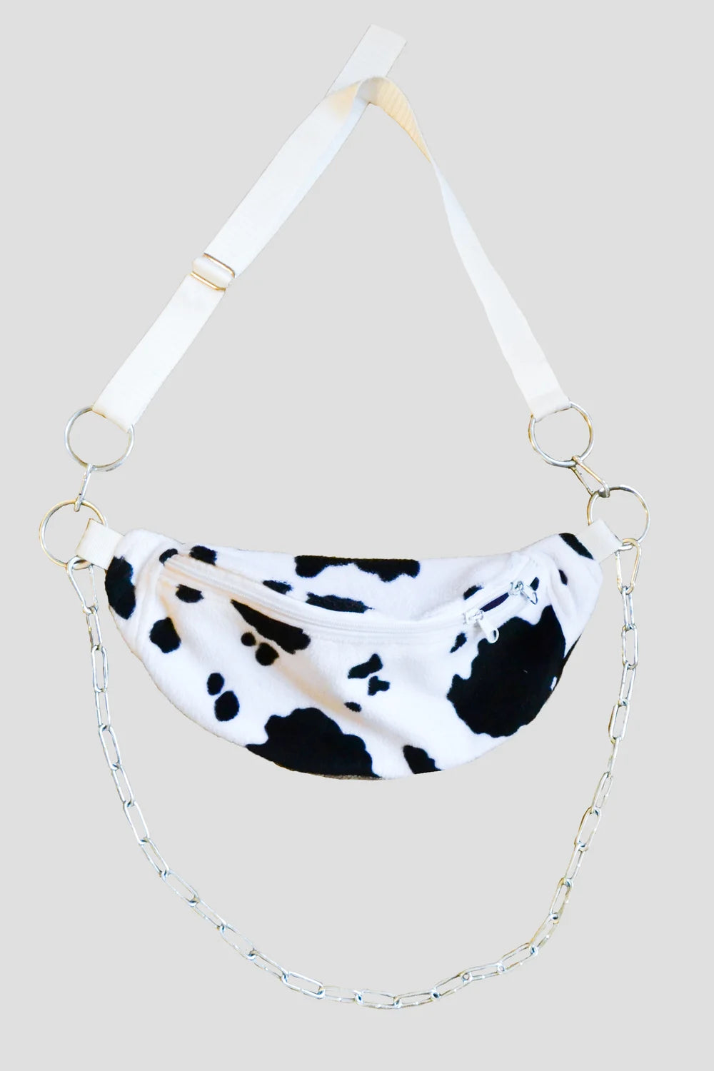 koeienprint heutas met chain, festivalwear