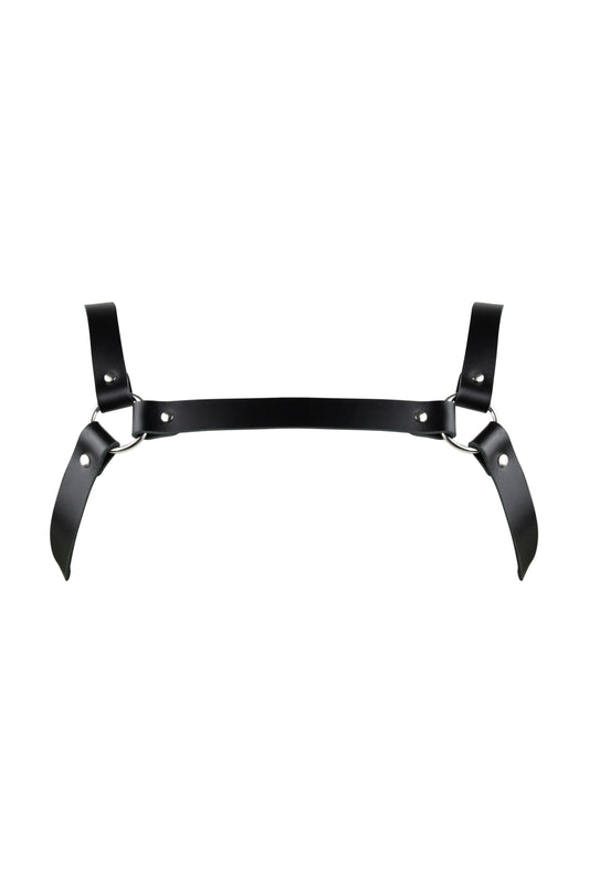 Studio Moonbow - Leren borstharnas - Zwart