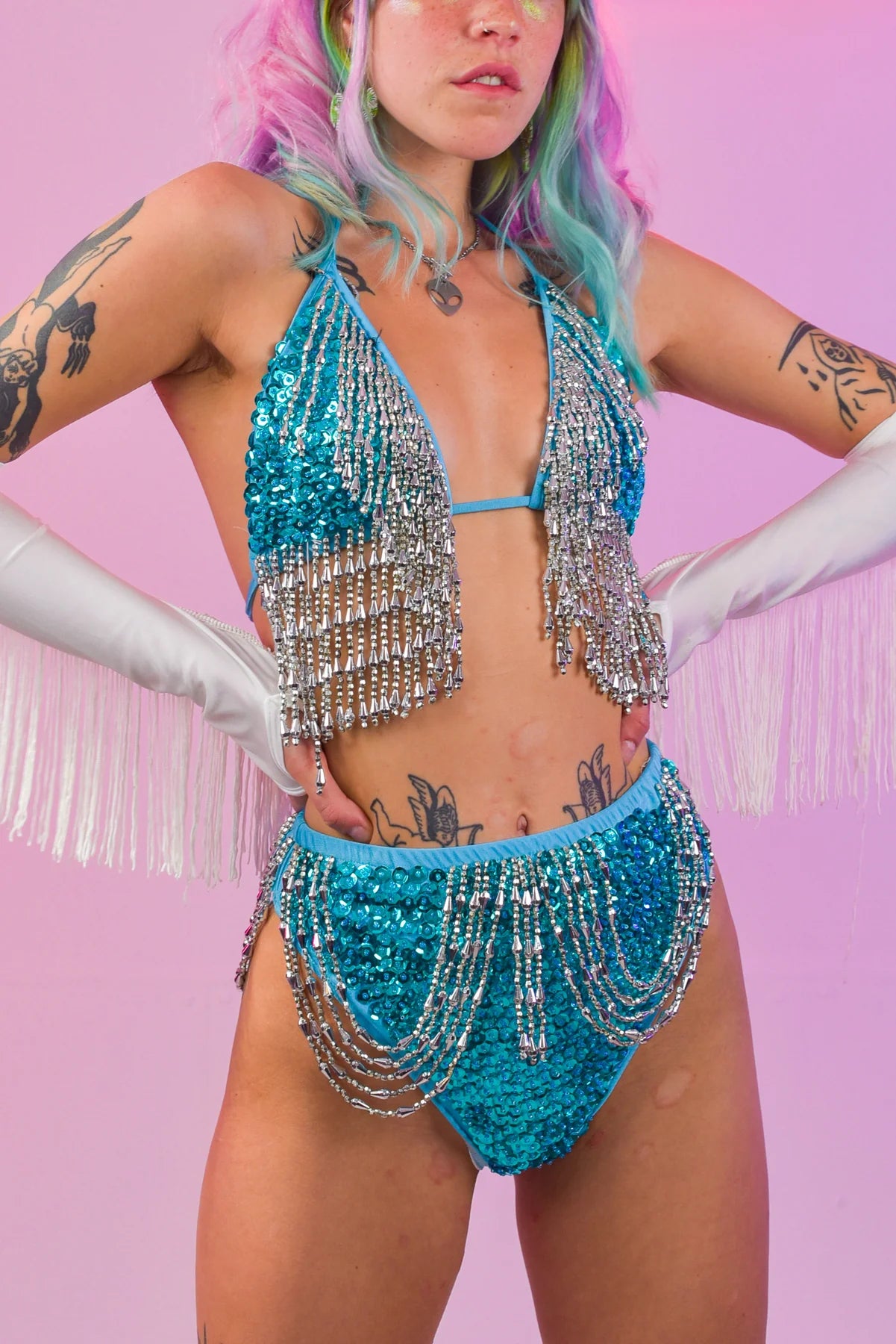 Daisy Shock - Mandy bikini set - Blauw