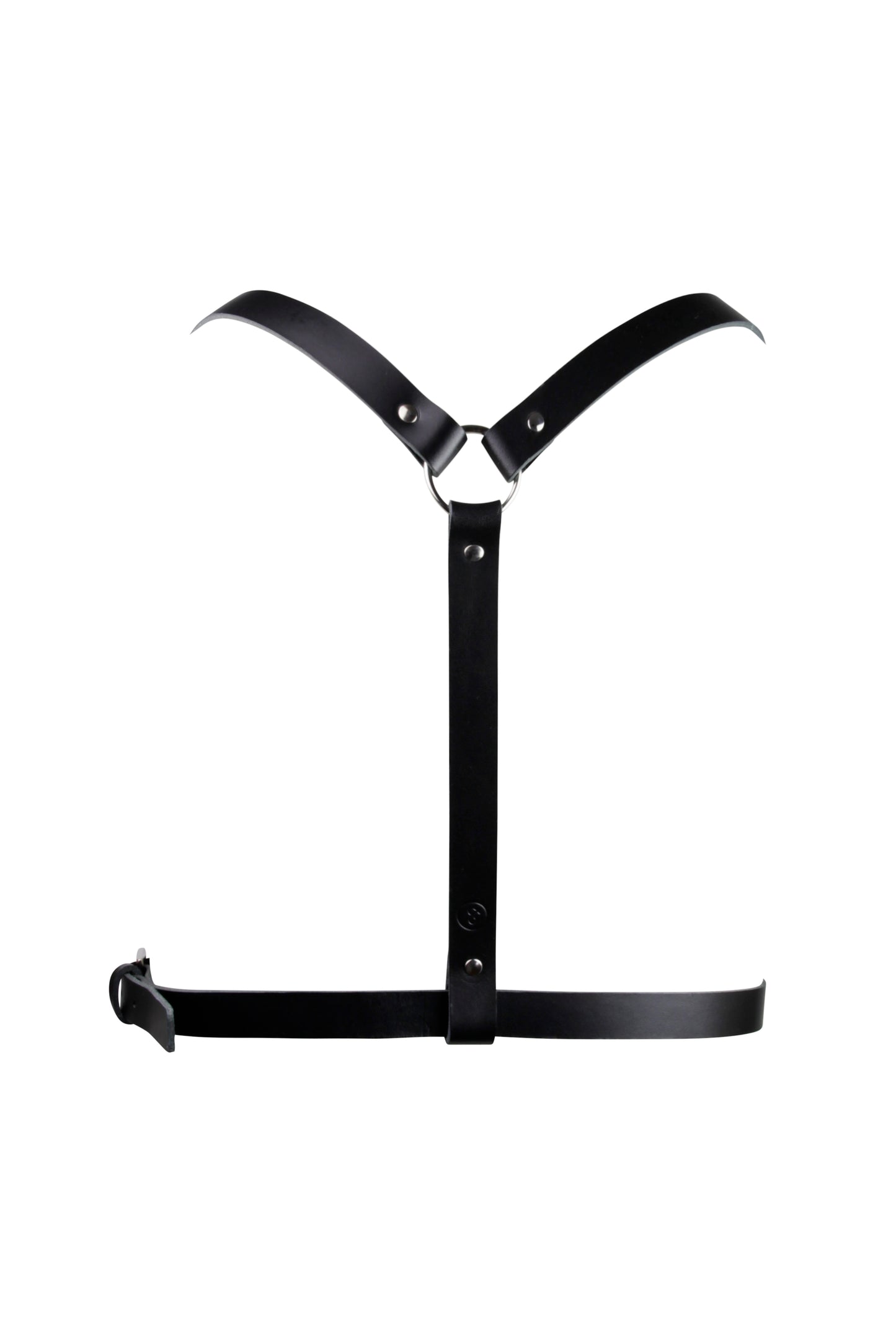 Studio Moonbow - Leren rave harnas - Zwart