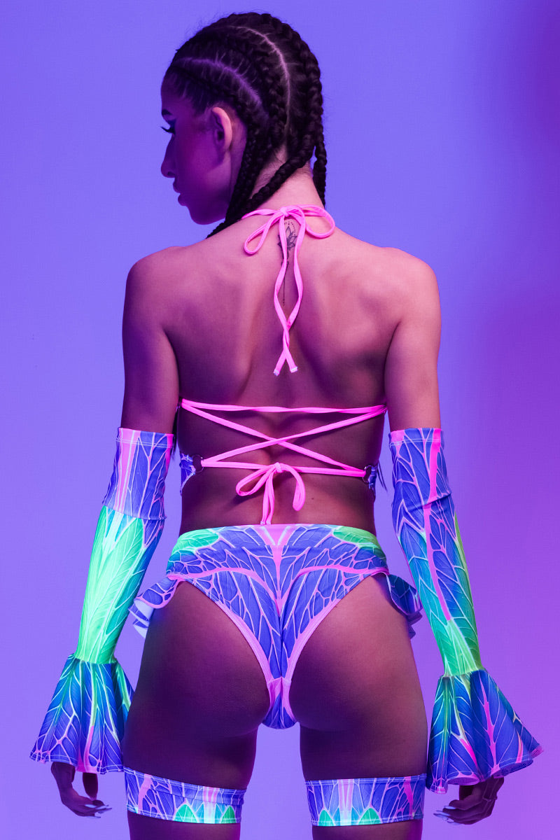 uv reflecterende butterfly set