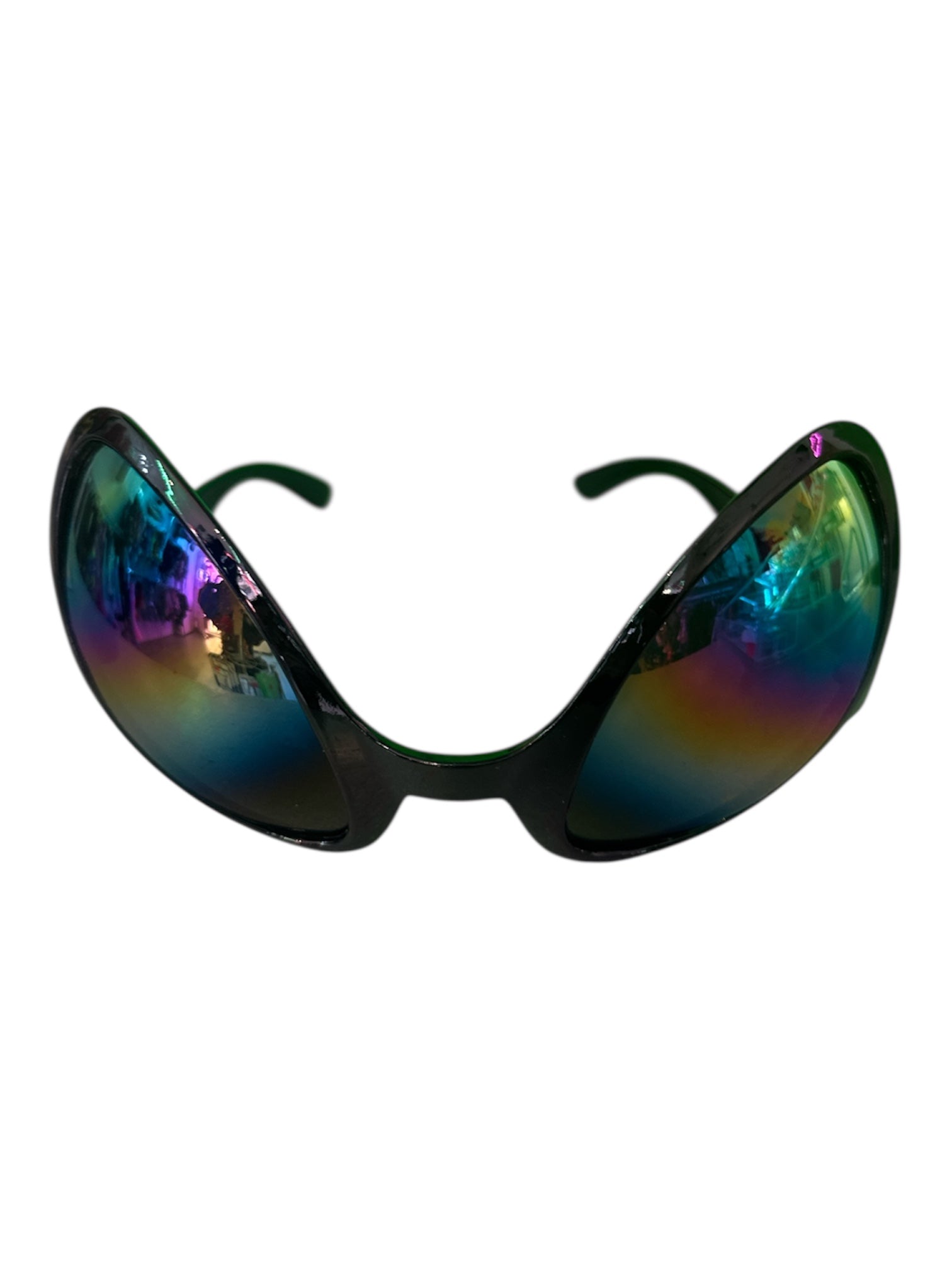 zwarte alien glasses