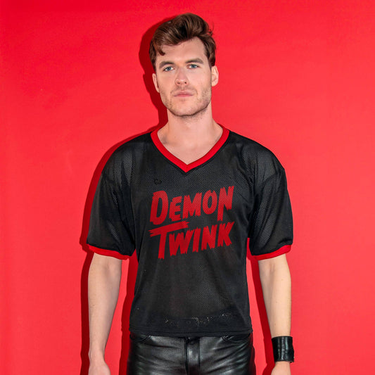 Peachy Kings - "DEMON TWINK" Mesh Football Jersey