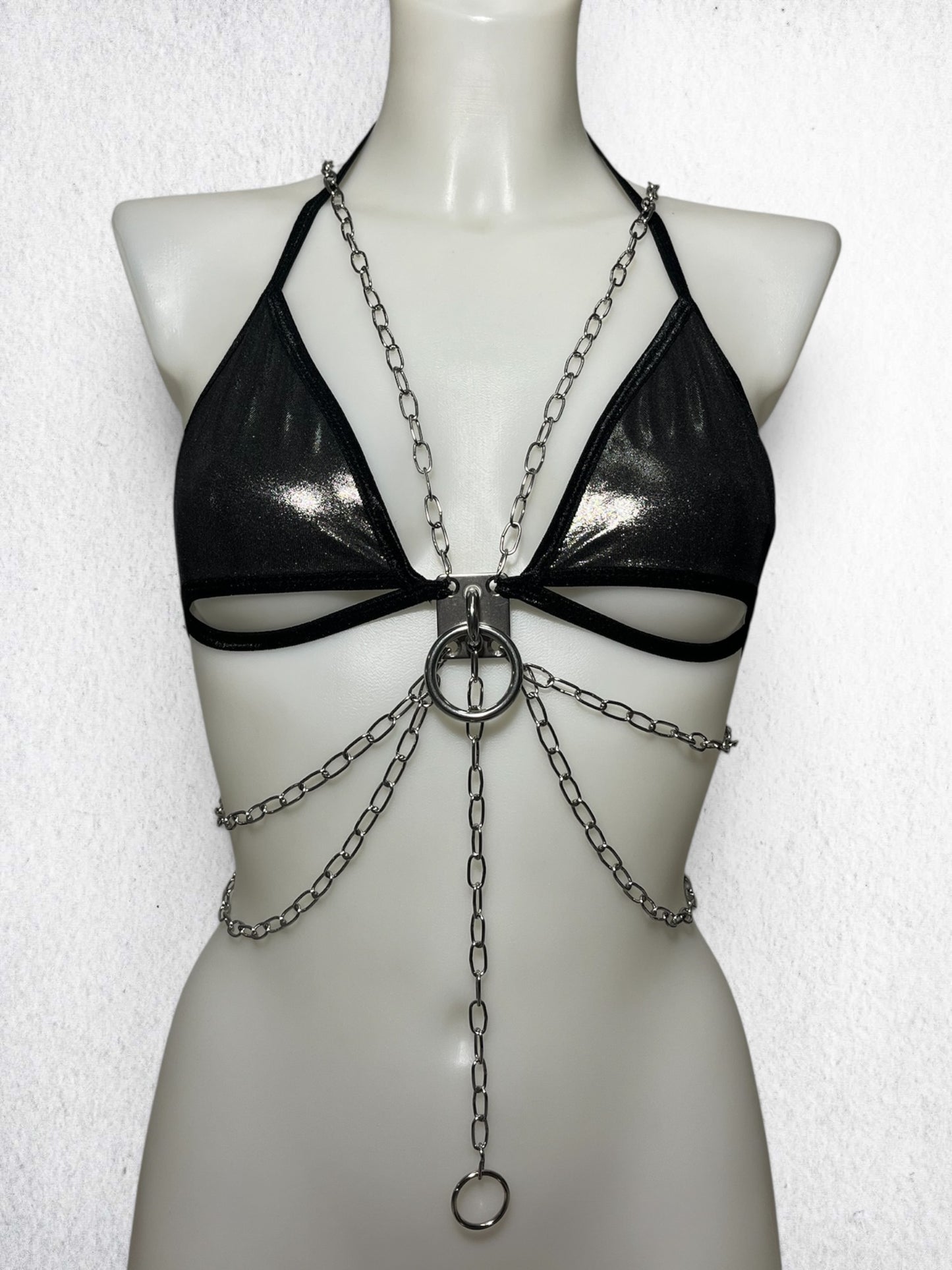 Ivy Berlin - Chained bikini top - Zilver