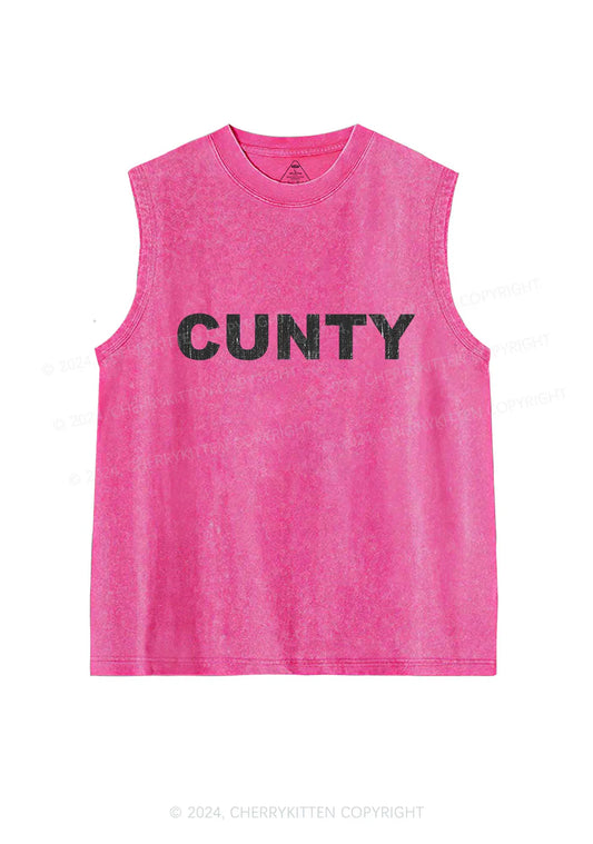 roze cunty wsshed tank top