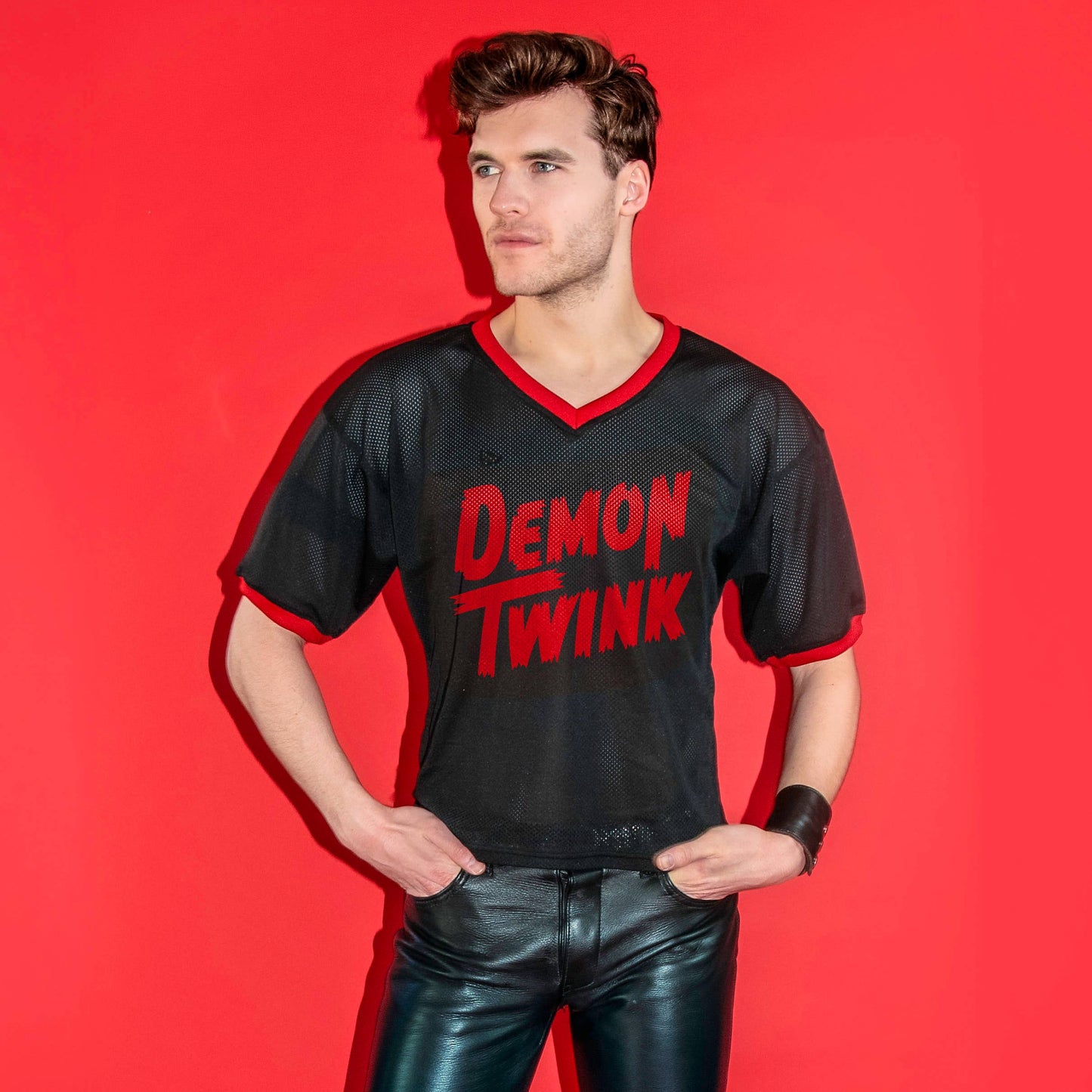 Peachy Kings - "DEMON TWINK" Mesh Football Jersey