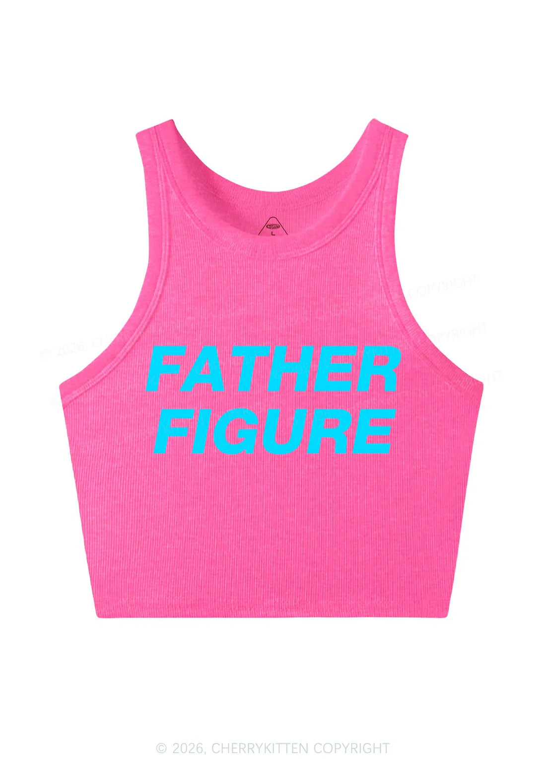 Cherry Kitten - Father Figure crop tank top - Roze
