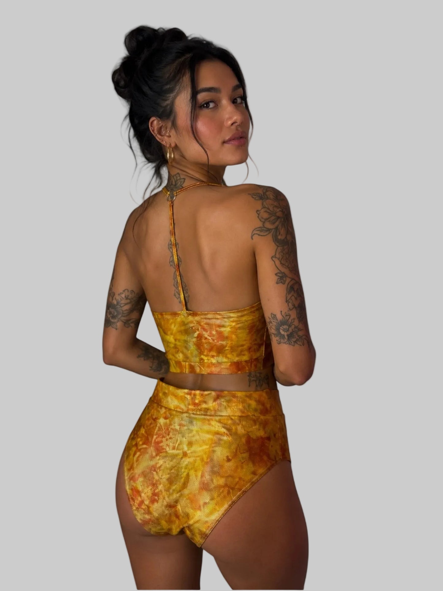 gouden holografische set