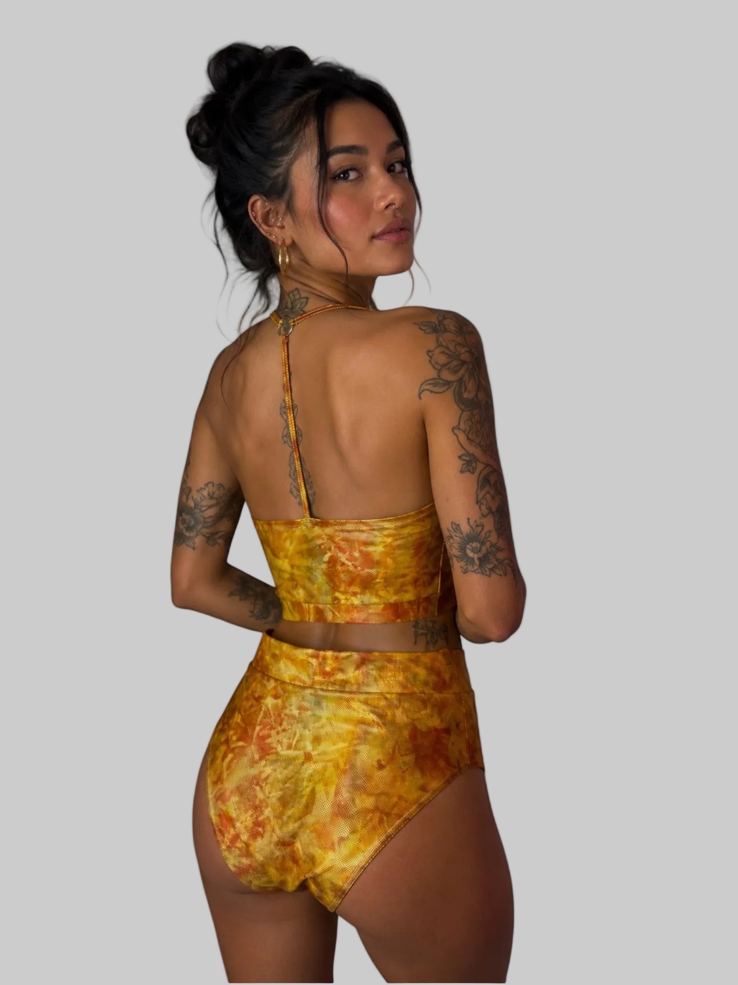 gouden holografische set