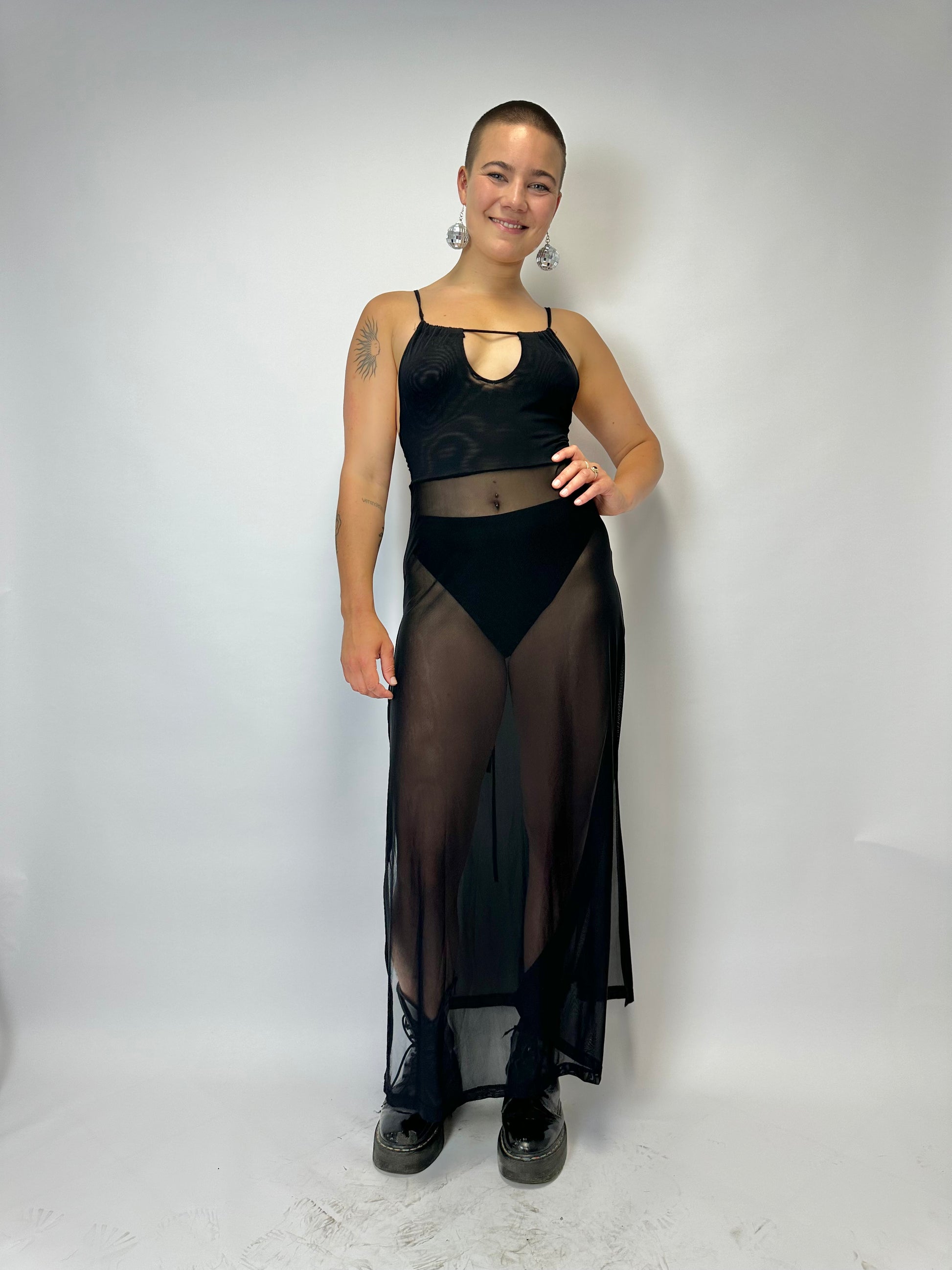 Transparante jurk hotsell