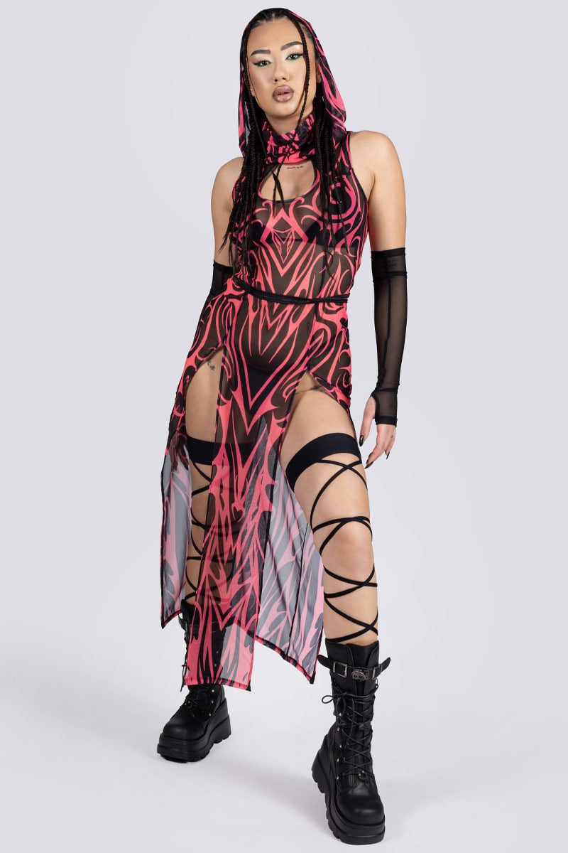 Rave Outfit Infernal Trace Rave Dress
