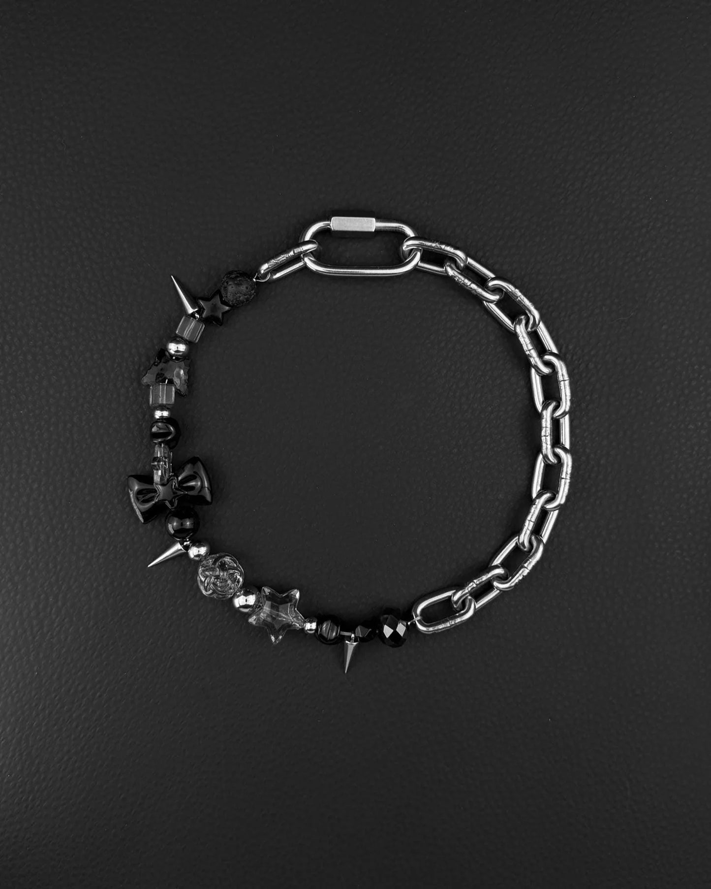 kawaii rave chain zwart