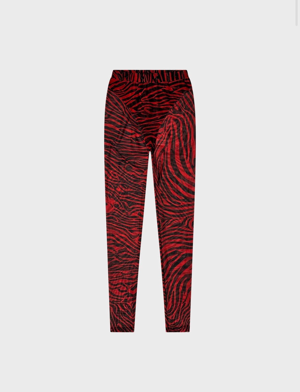 zwart rode zebra legging