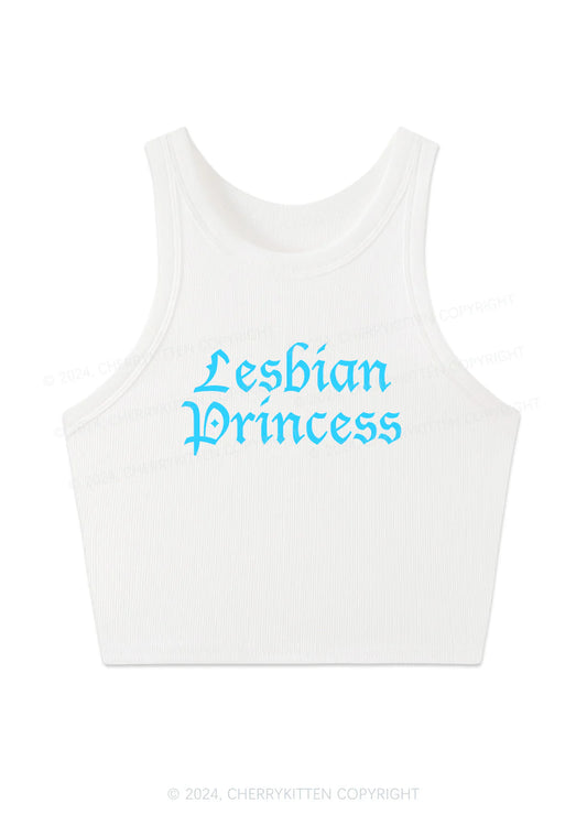 Cherry Kitten - Lesbian Princess tanktop - Wit