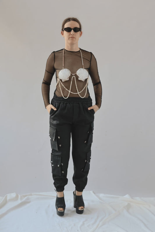 Logocomo - Shellkini - Wit met parels