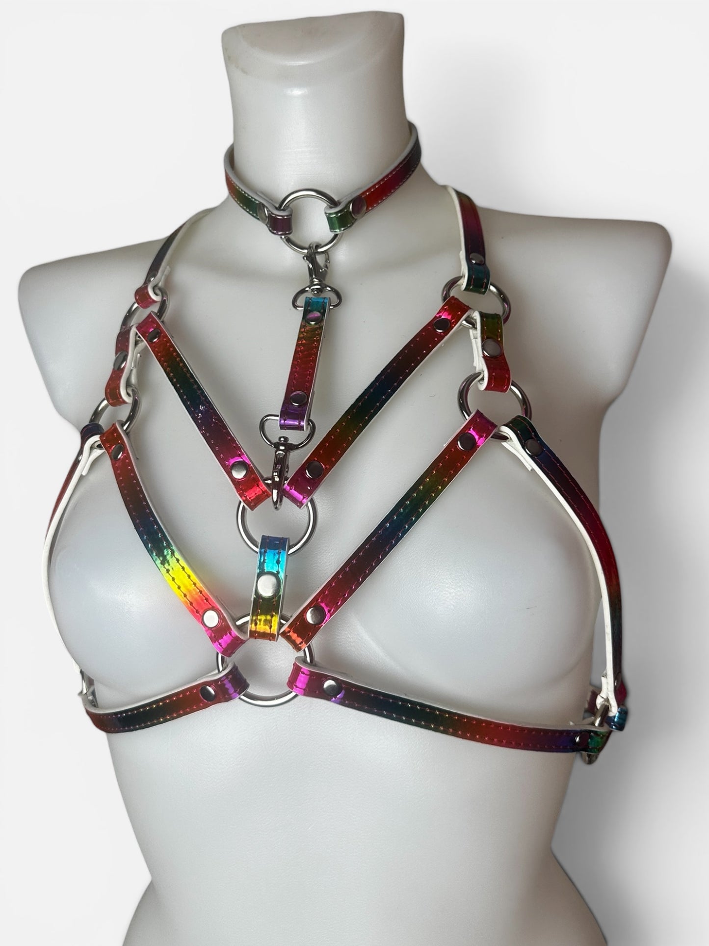 Funk Plus - Borstharnas - Holografisch regenboog