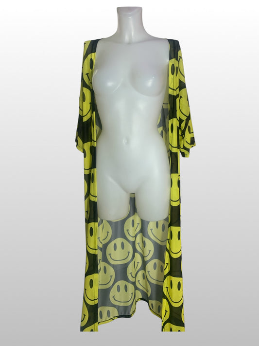 smiley kimono 