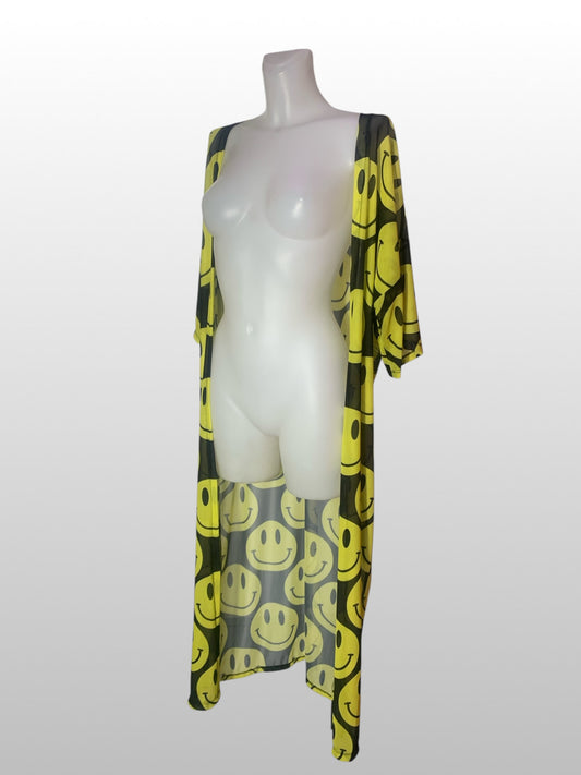 smiley kimono 