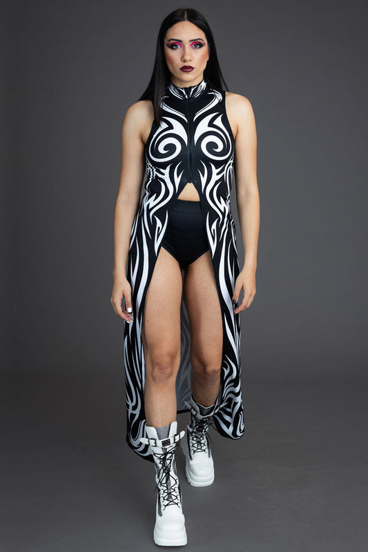 Rave Outfit Spiritual Realm Cut Out Maxi Dress Front View