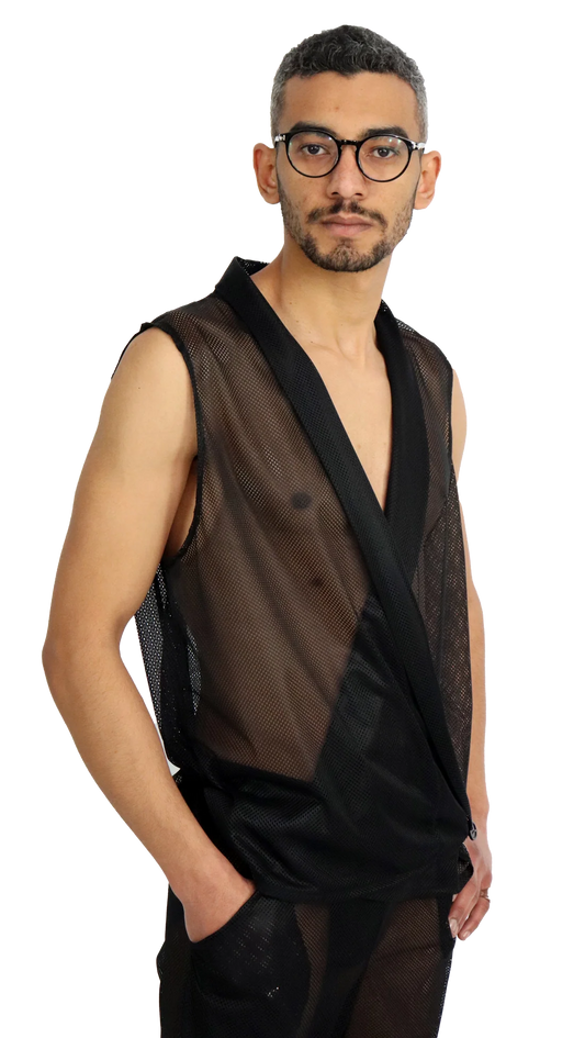 Obectra - Storm top mesh - Zwart