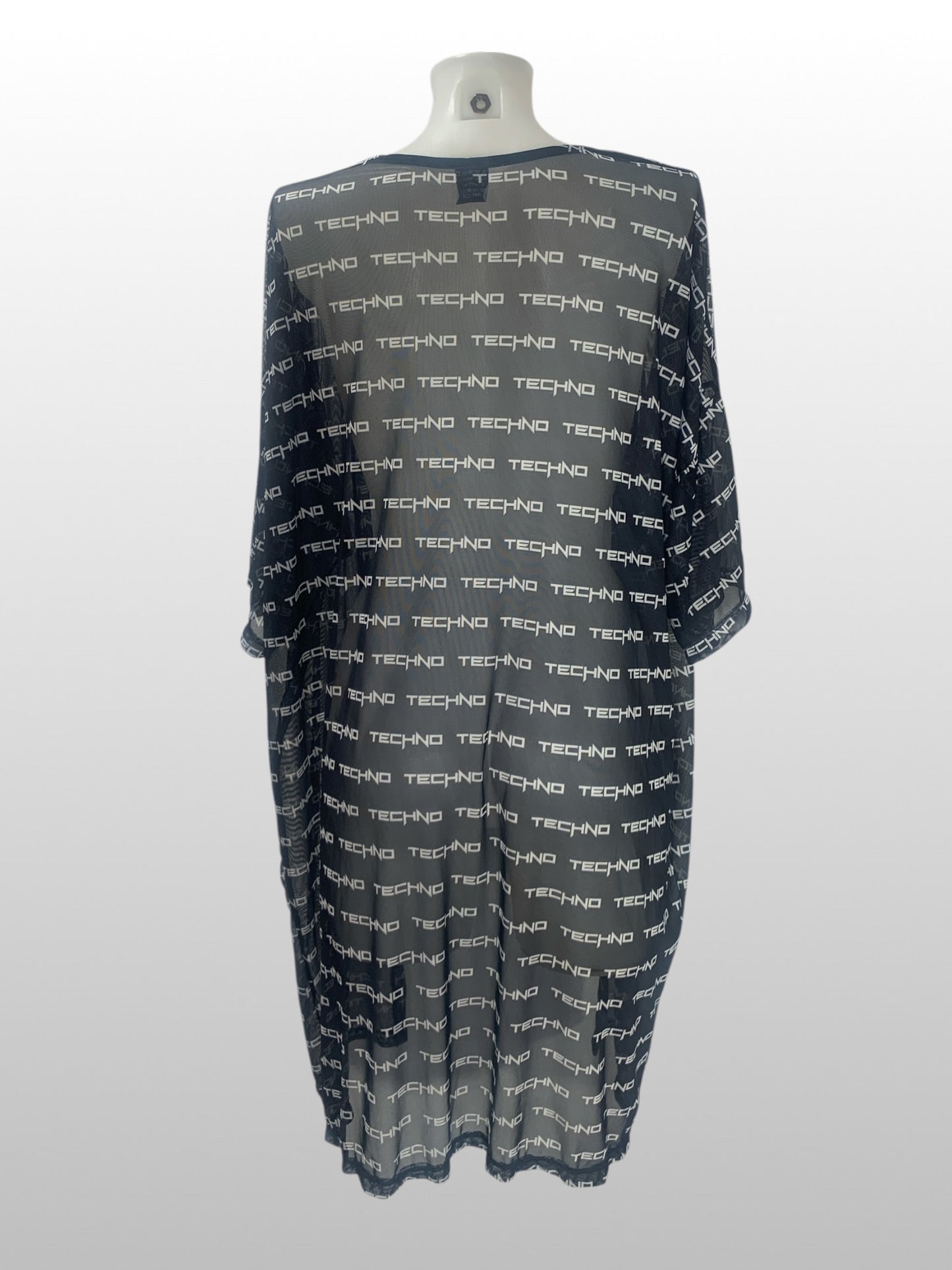 techno mesh kimono