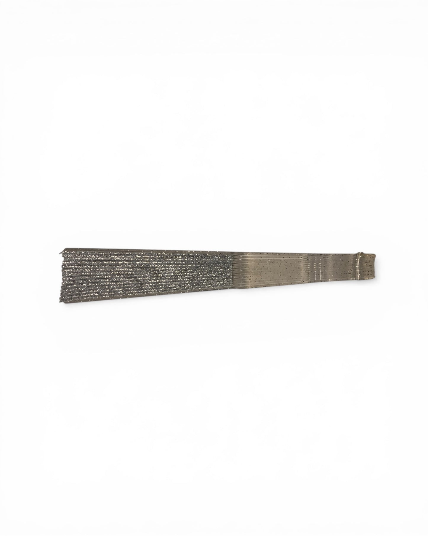 FAC SHOP - Glitzerfächer 23cm - Silber